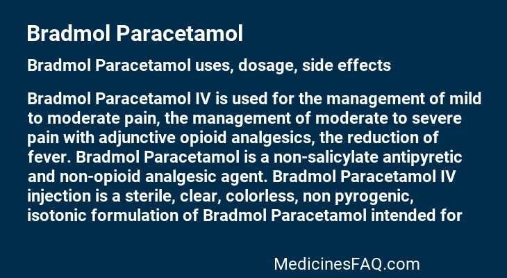 Bradmol Paracetamol