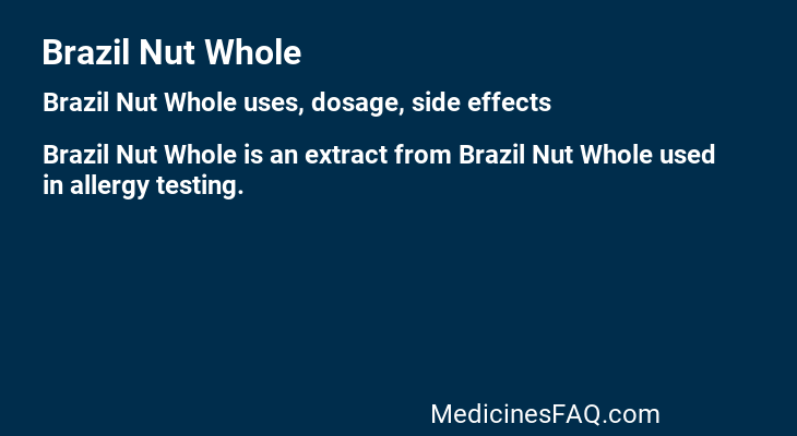 Brazil Nut Whole