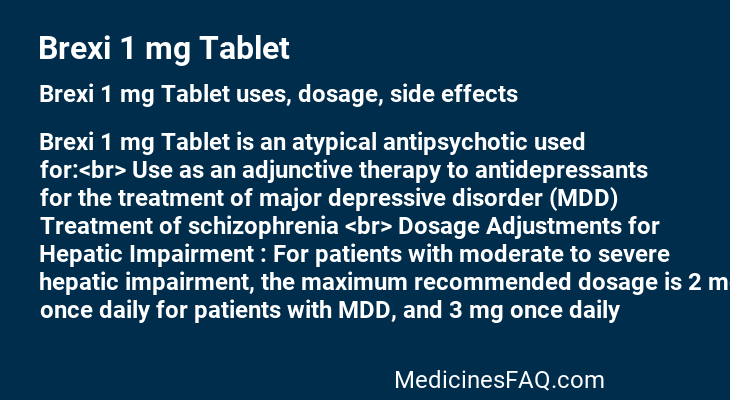 Brexi 1 mg Tablet