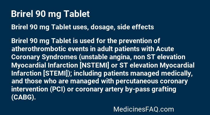 Brirel 90 mg Tablet