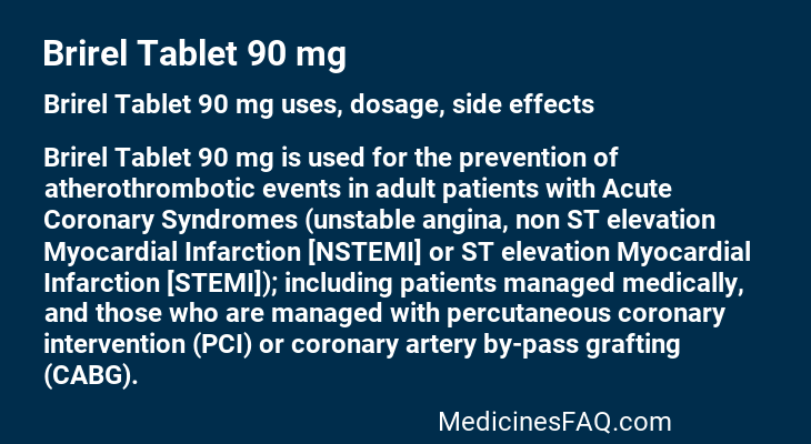 Brirel Tablet 90 mg