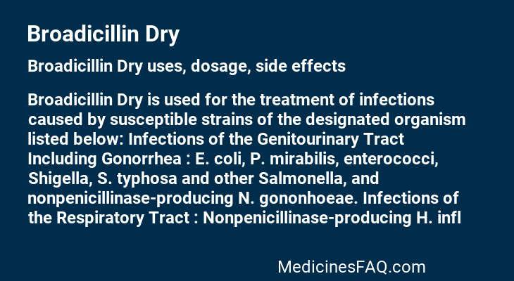 Broadicillin Dry