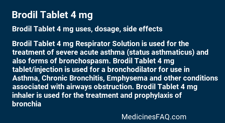 Brodil Tablet 4 mg