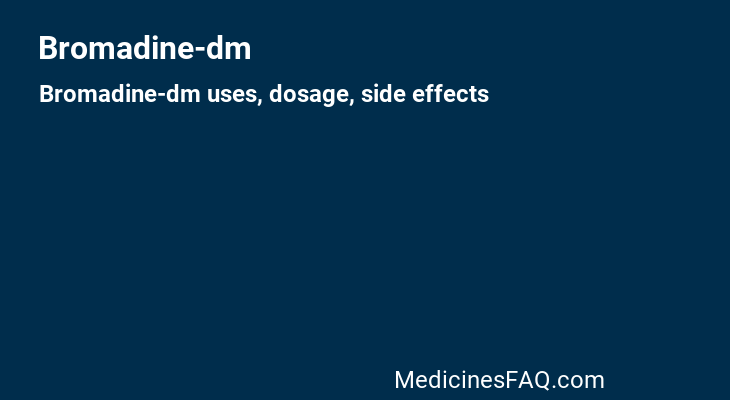 Bromadine-dm