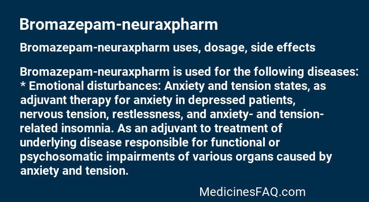 Bromazepam-neuraxpharm