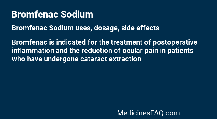 Bromfenac Sodium