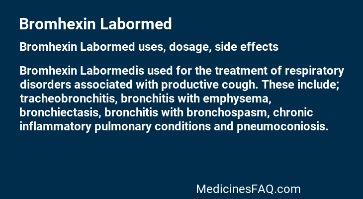Bromhexin Labormed