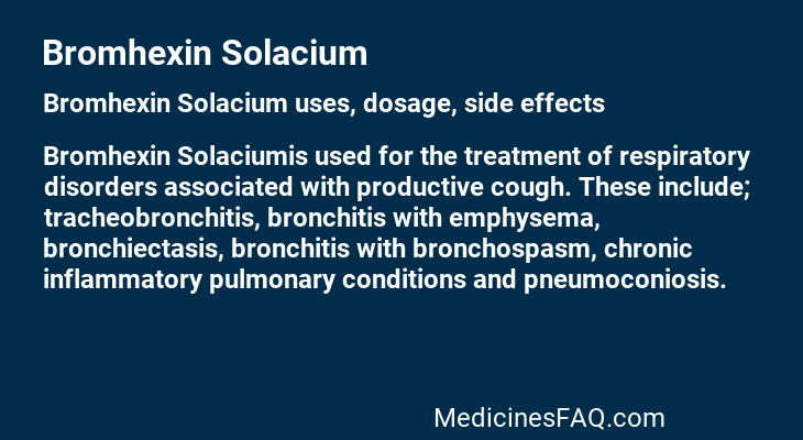 Bromhexin Solacium