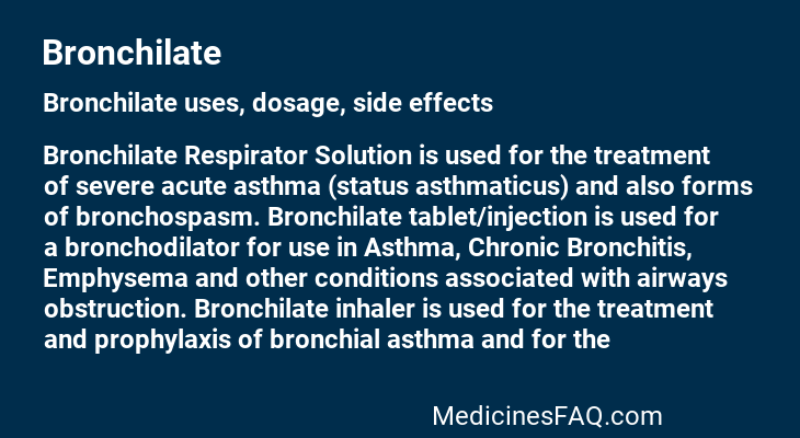 Bronchilate