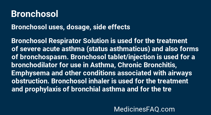 Bronchosol