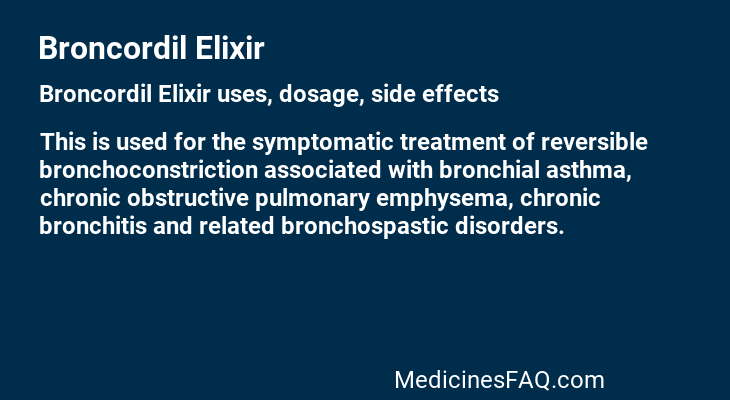 Broncordil Elixir
