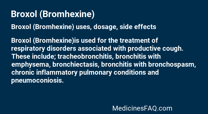 Broxol (Bromhexine)