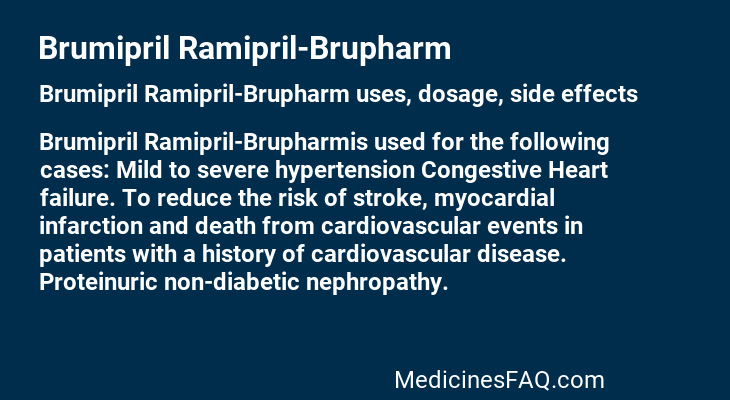 Brumipril Ramipril-Brupharm