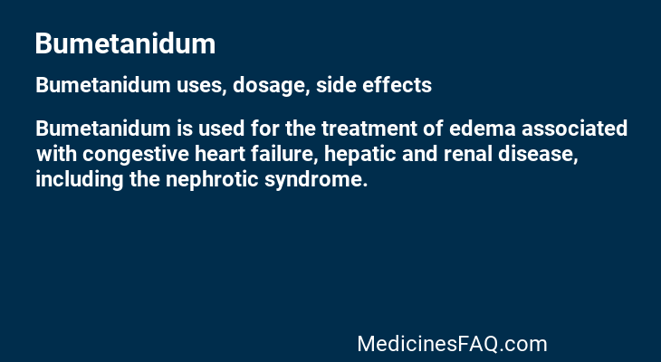 Bumetanidum