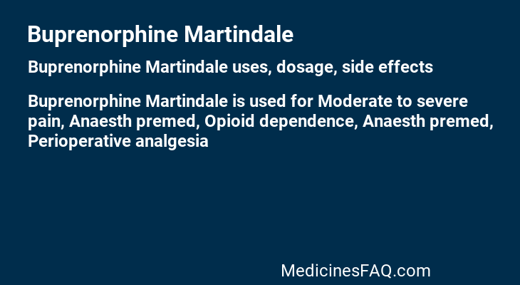 Buprenorphine Martindale