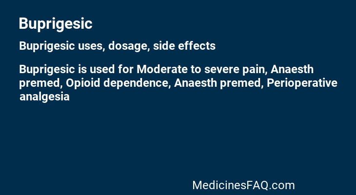 Buprigesic
