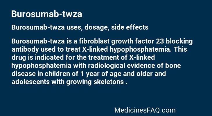 Burosumab-twza