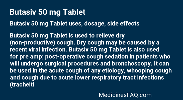 Butasiv 50 mg Tablet