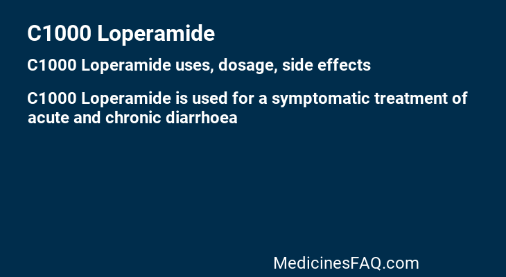 C1000 Loperamide