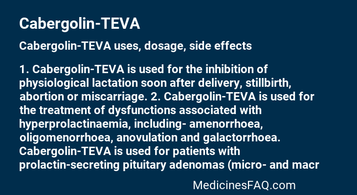 Cabergolin-TEVA