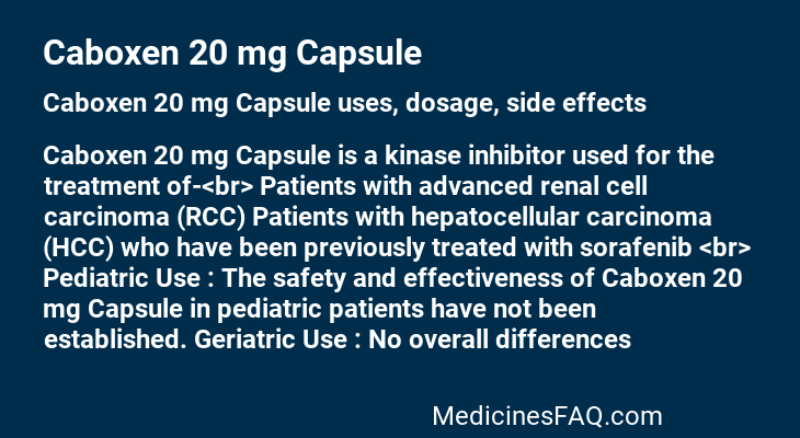 Caboxen 20 mg Capsule