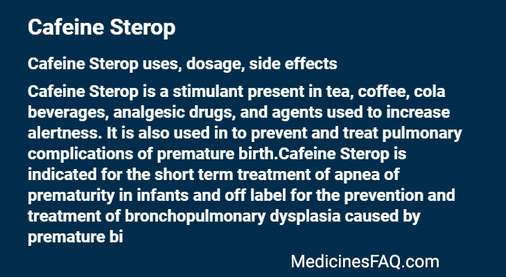 Cafeine Sterop