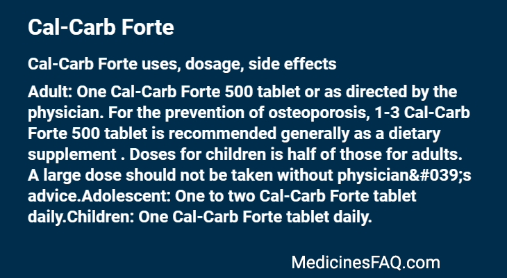 Cal-Carb Forte