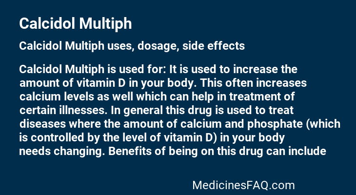 Calcidol Multiph