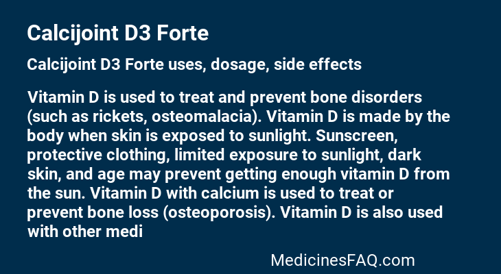 Calcijoint D3 Forte