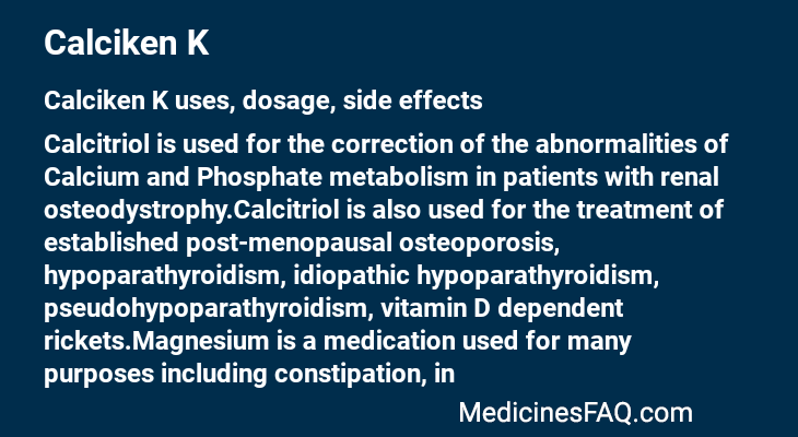 Calciken K