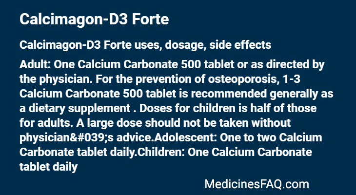 Calcimagon-D3 Forte