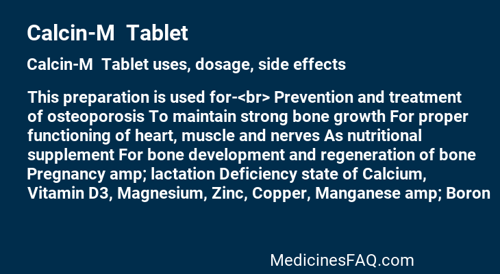 Calcin-M  Tablet