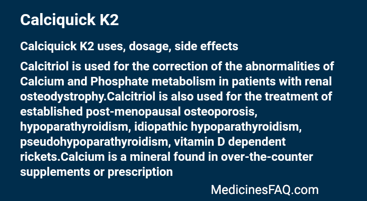 Calciquick K2