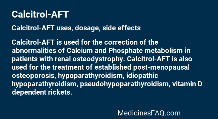 Calcitrol-AFT