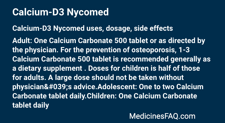Calcium-D3 Nycomed