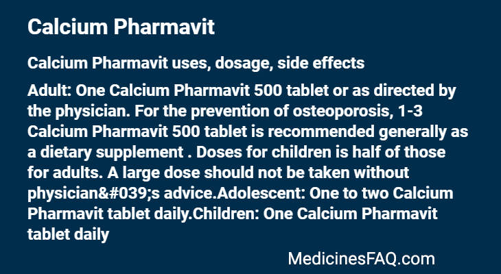 Calcium Pharmavit