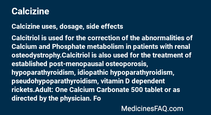 Calcizine