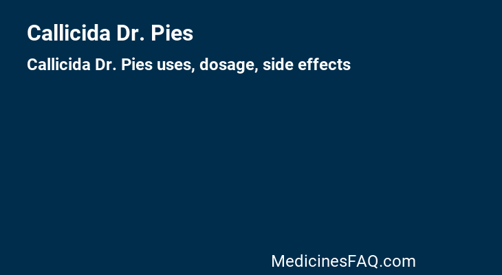 Callicida Dr. Pies