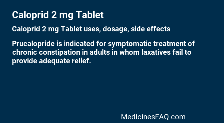 Caloprid 2 mg Tablet