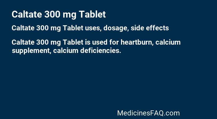 Caltate 300 mg Tablet