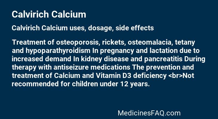 Calvirich Calcium