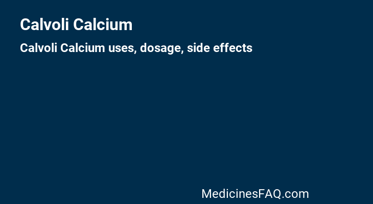 Calvoli Calcium