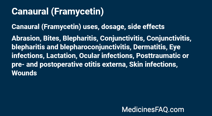 Canaural (Framycetin)