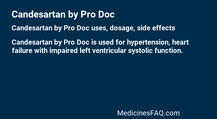 Candesartan by Pro Doc