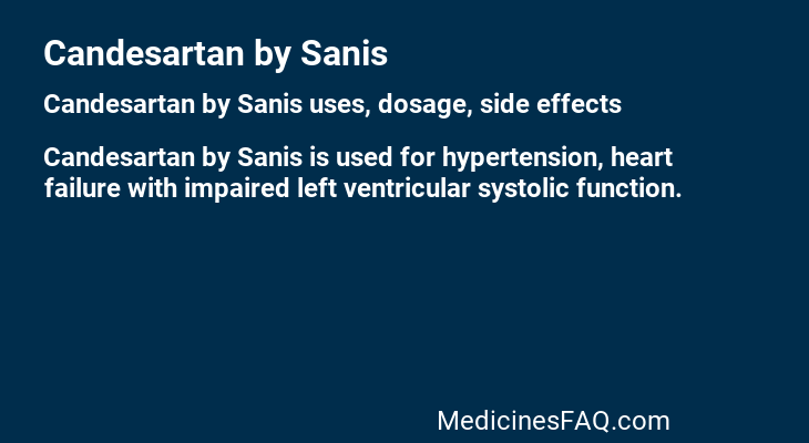 Candesartan by Sanis