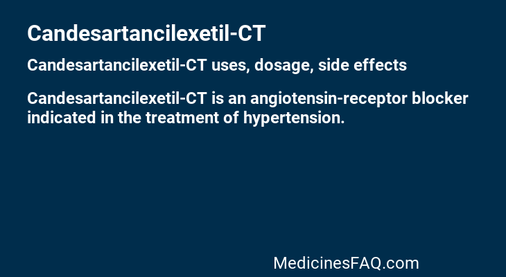 Candesartancilexetil-CT