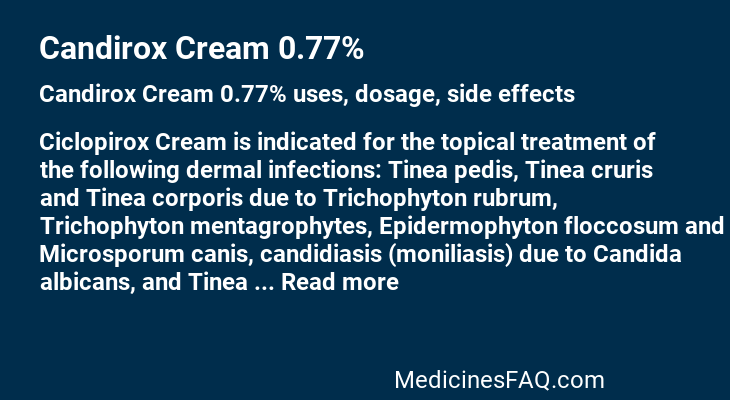 Candirox Cream 0.77%