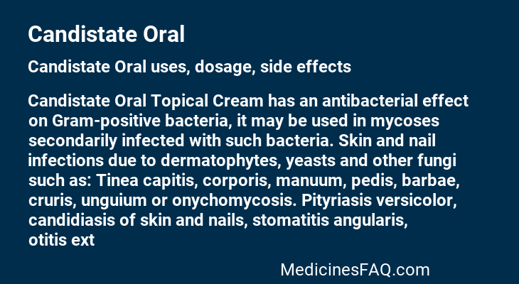 Candistate Oral