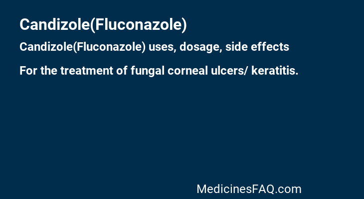 Candizole(Fluconazole)