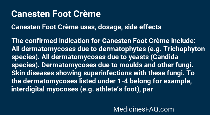Canesten Foot Crème